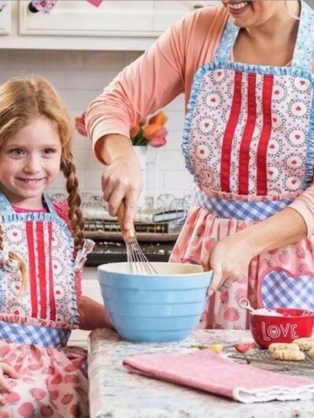 Matilda Jane Clothing Mixed Pattern Ruffled Apron